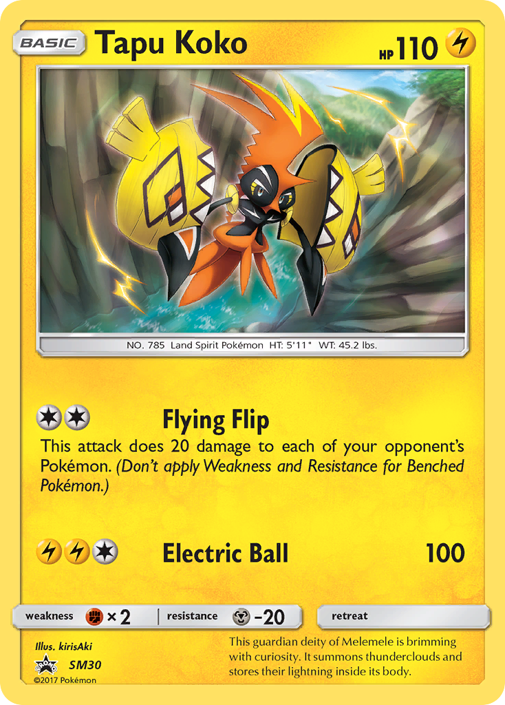 Tapu Koko (SM30) [Sun & Moon: Black Star Promos] | Gear Gaming Fayetteville