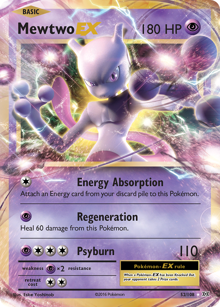 Mewtwo EX (52/108) [XY: Evolutions] | Gear Gaming Fayetteville