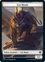 Insect // Cat Beast Double-Sided Token [Starter Commander Decks] | Gear Gaming Fayetteville