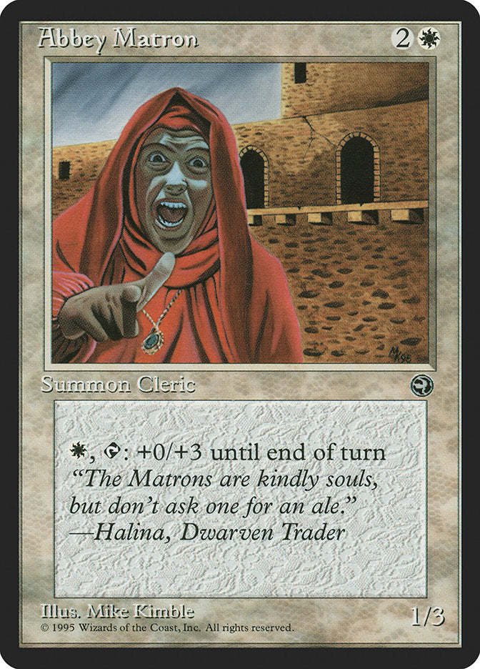 Abbey Matron (Halina Flavor Text) [Homelands] | Gear Gaming Fayetteville