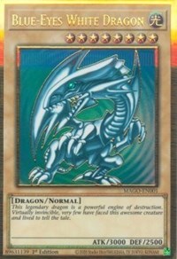 Blue-Eyes White Dragon [MAGO-EN001] Gold Rare | Gear Gaming Fayetteville