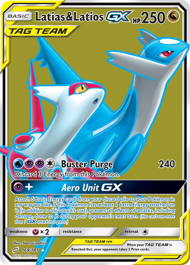 Latias & Latios GX (169/181) [Sun & Moon: Team Up] | Gear Gaming Fayetteville