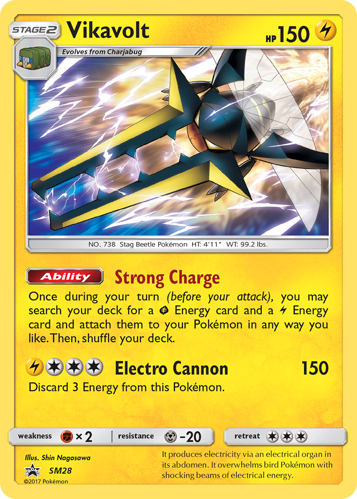 Vikavolt (SM28) [Sun & Moon: Black Star Promos] | Gear Gaming Fayetteville