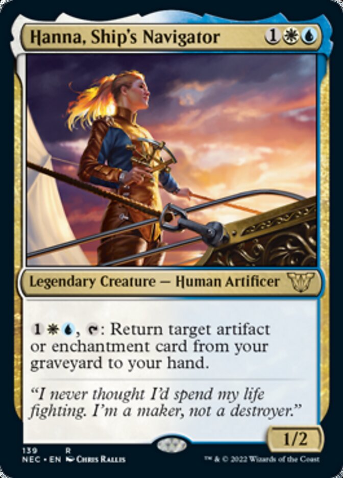 Hanna, Ship's Navigator [Kamigawa: Neon Dynasty Commander] | Gear Gaming Fayetteville