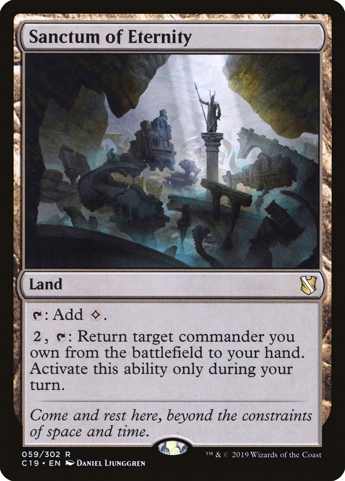 Sanctum of Eternity [Commander 2019] | Gear Gaming Fayetteville