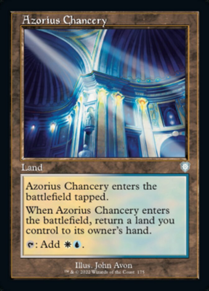 Azorius Chancery (Retro) [The Brothers' War Commander] | Gear Gaming Fayetteville