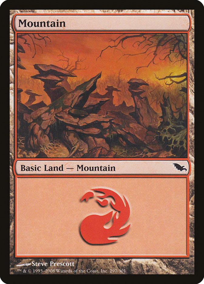 Mountain (297) [Shadowmoor] | Gear Gaming Fayetteville