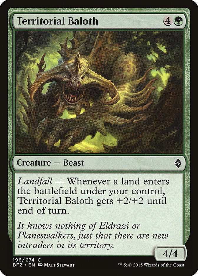 Territorial Baloth [Battle for Zendikar] | Gear Gaming Fayetteville