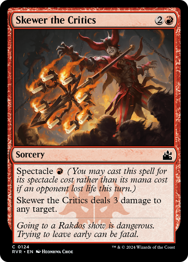 Skewer the Critics [Ravnica Remastered] | Gear Gaming Fayetteville