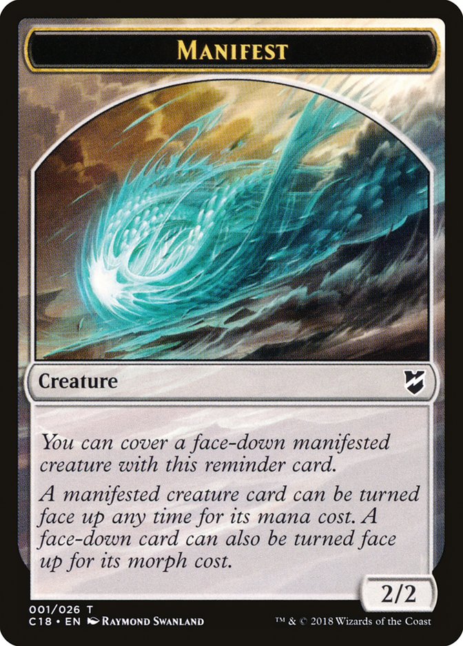 Manifest [Commander 2018 Tokens] | Gear Gaming Fayetteville