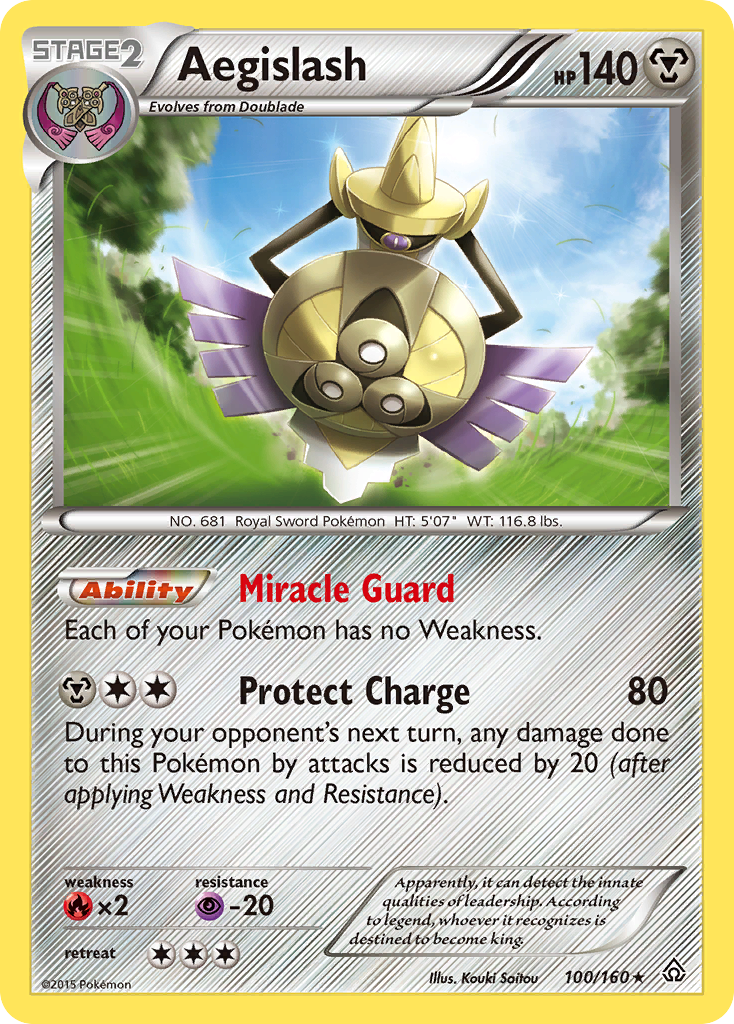 Aegislash (100/160) [XY: Primal Clash] | Gear Gaming Fayetteville