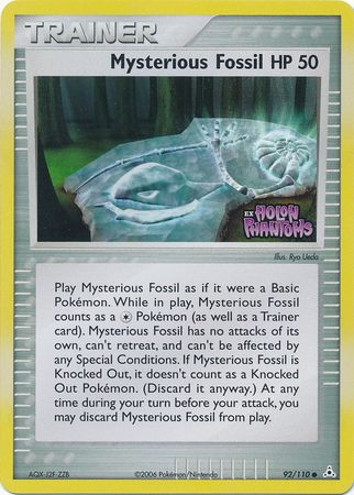 Mysterious Fossil (92/110) (Stamped) [EX: Holon Phantoms] | Gear Gaming Fayetteville