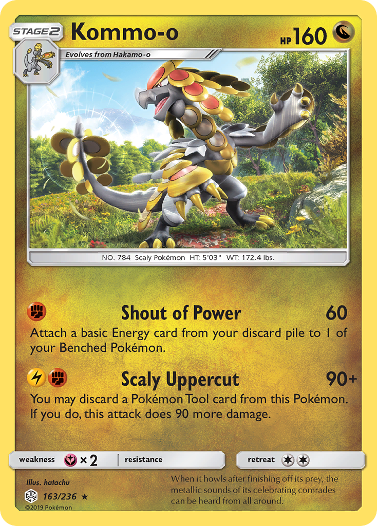 Kommo-o (163/236) [Sun & Moon: Cosmic Eclipse] | Gear Gaming Fayetteville