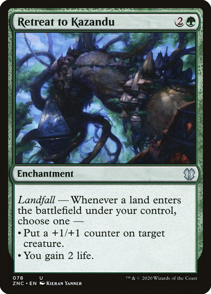 Retreat to Kazandu [Zendikar Rising Commander] | Gear Gaming Fayetteville