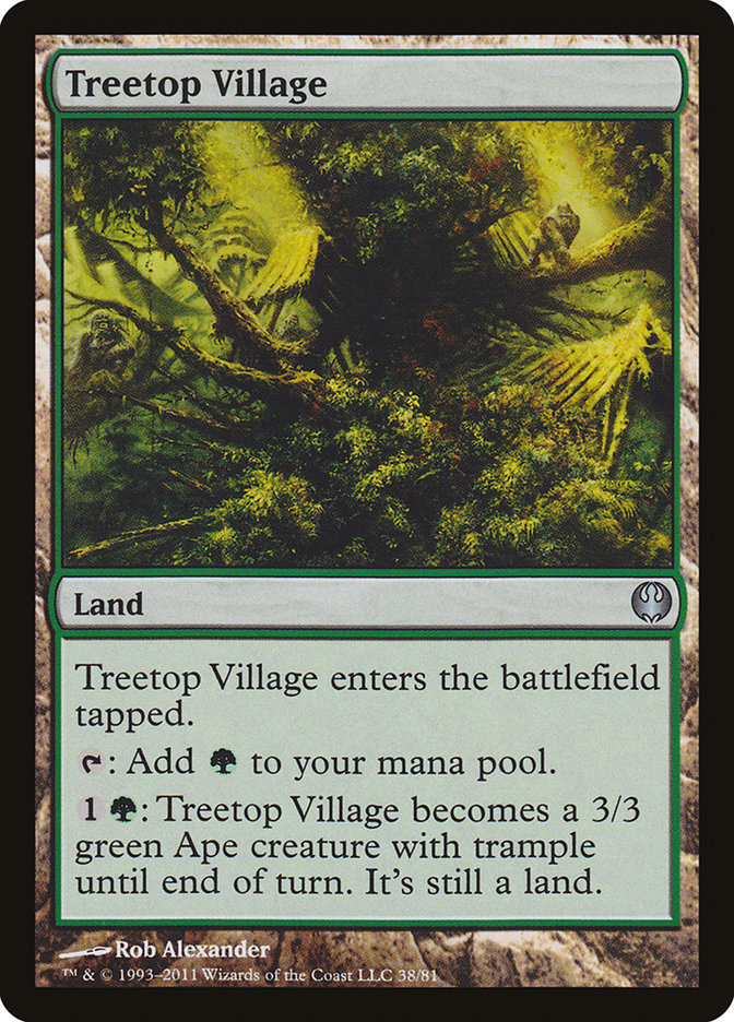 Treetop Village [Duel Decks: Knights vs. Dragons] | Gear Gaming Fayetteville