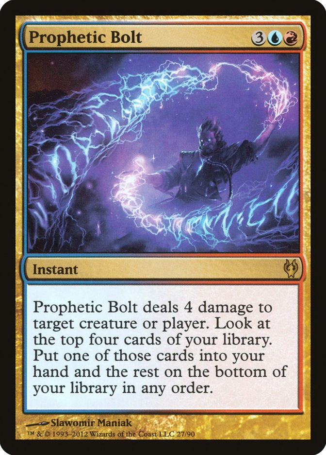 Prophetic Bolt [Duel Decks: Izzet vs. Golgari] | Gear Gaming Fayetteville