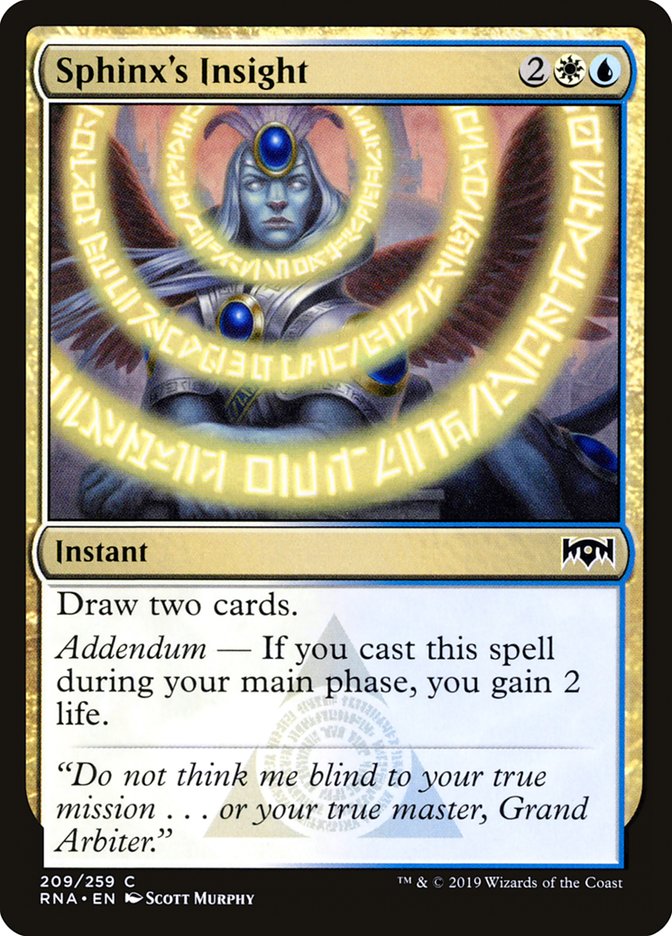 Sphinx's Insight [Ravnica Allegiance] | Gear Gaming Fayetteville
