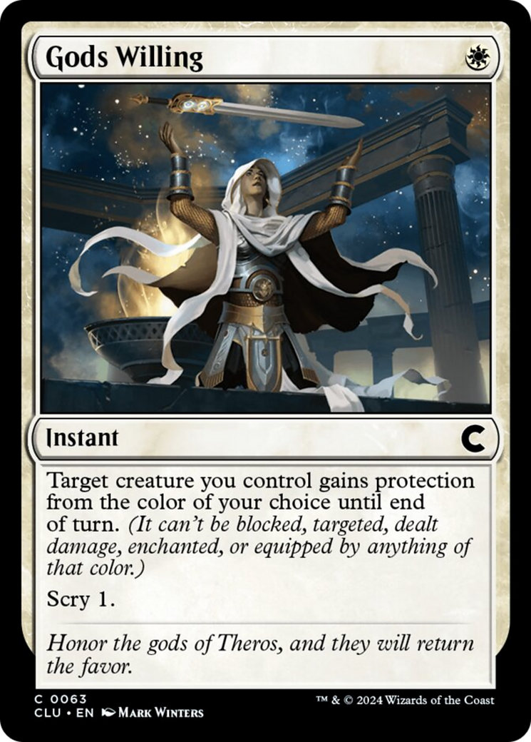 Gods Willing [Ravnica: Clue Edition] | Gear Gaming Fayetteville