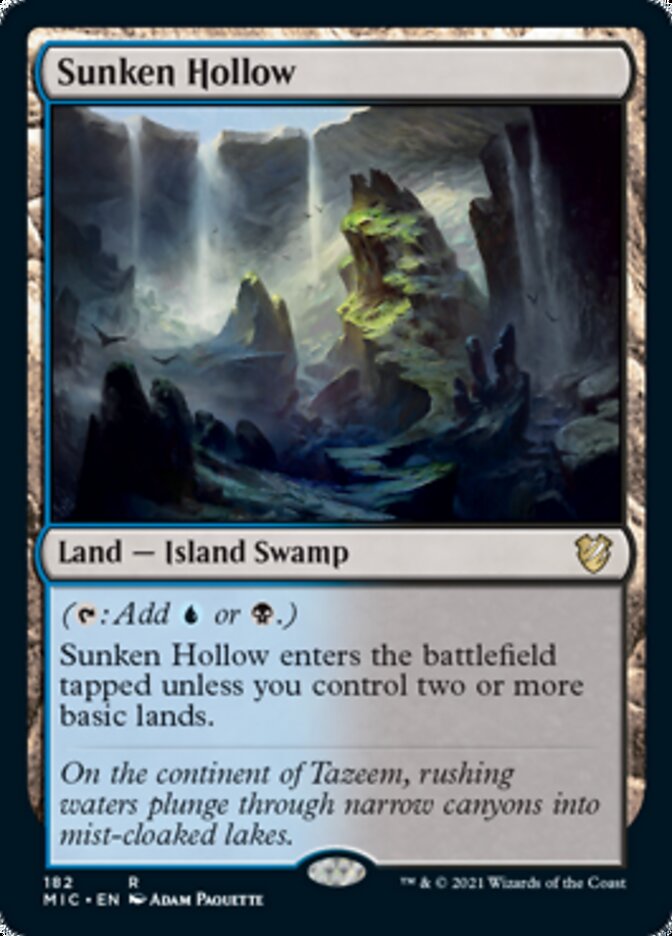 Sunken Hollow [Innistrad: Midnight Hunt Commander] | Gear Gaming Fayetteville