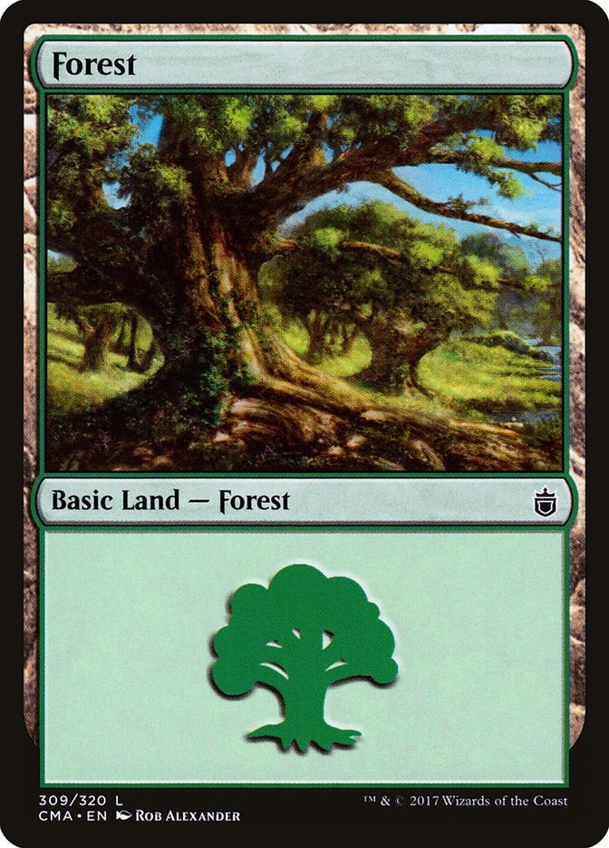 Forest (309) [Commander Anthology] | Gear Gaming Fayetteville