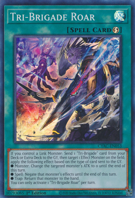 Tri-Brigade Roar [CYAC-EN053] Super Rare | Gear Gaming Fayetteville