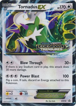 Tornadus EX (BW96) (Staff Prerelease Promo) [Black & White: Black Star Promos] | Gear Gaming Fayetteville