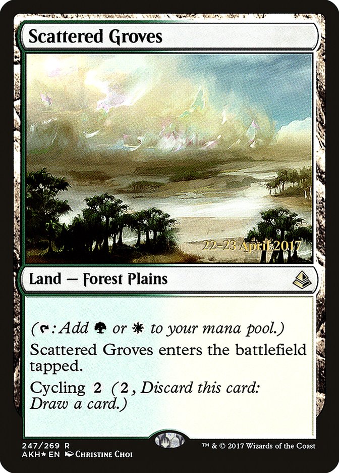 Scattered Groves [Amonkhet Prerelease Promos] | Gear Gaming Fayetteville