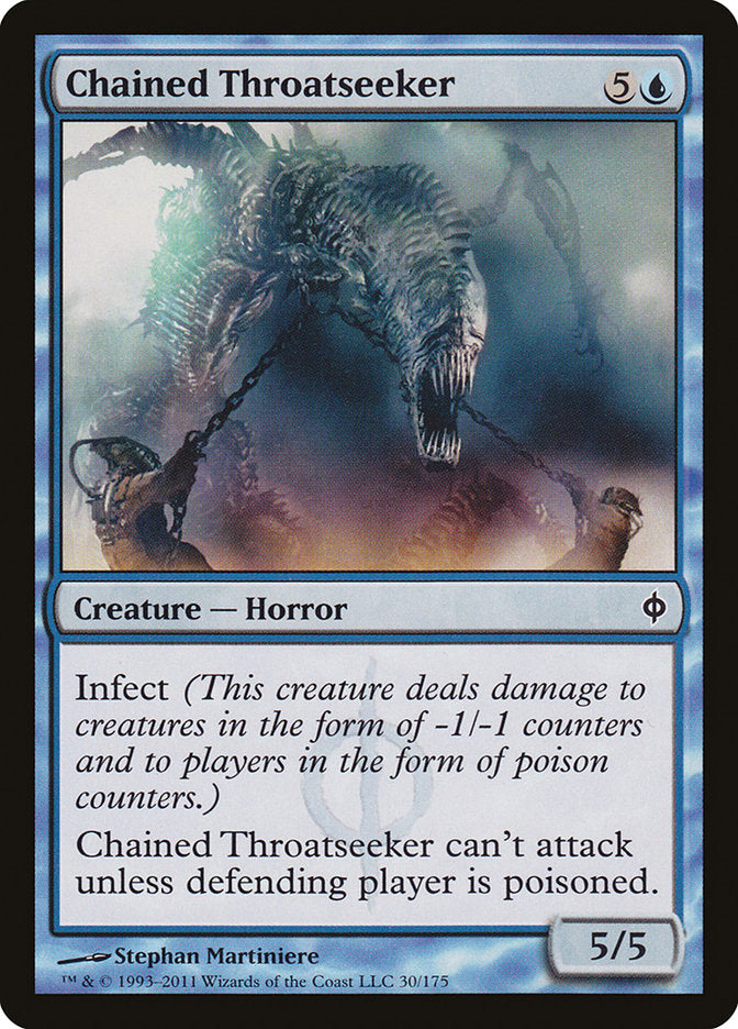 Chained Throatseeker [New Phyrexia] | Gear Gaming Fayetteville