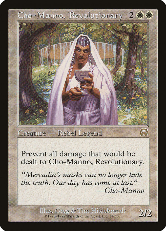 Cho-Manno, Revolutionary [Mercadian Masques] | Gear Gaming Fayetteville