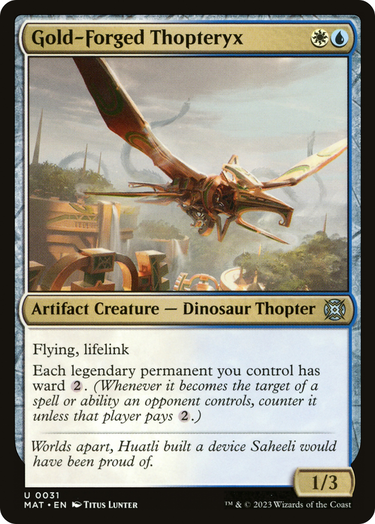 Gold-Forged Thopteryx [March of the Machine: The Aftermath] | Gear Gaming Fayetteville