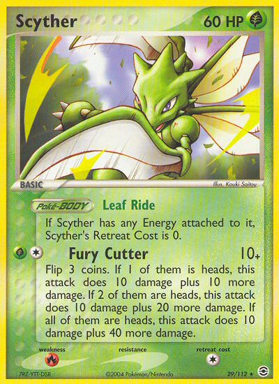 Scyther (29/112) [EX: FireRed & LeafGreen] | Gear Gaming Fayetteville