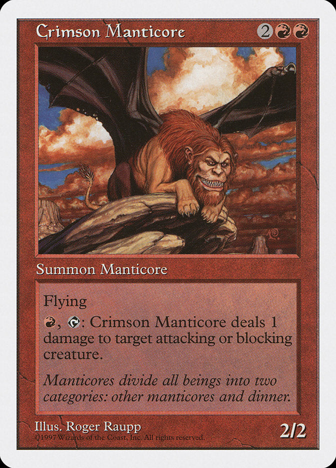 Crimson Manticore [Fifth Edition] | Gear Gaming Fayetteville