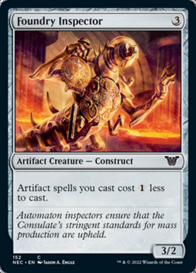 Foundry Inspector [Kamigawa: Neon Dynasty Commander] | Gear Gaming Fayetteville