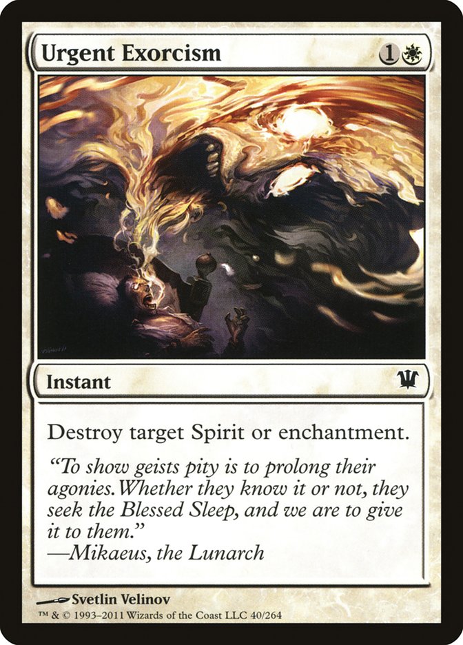 Urgent Exorcism [Innistrad] | Gear Gaming Fayetteville