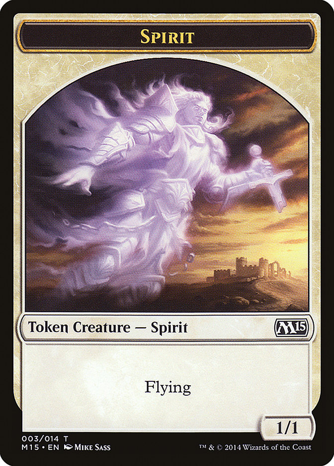 Spirit Token [Magic 2015 Tokens] | Gear Gaming Fayetteville