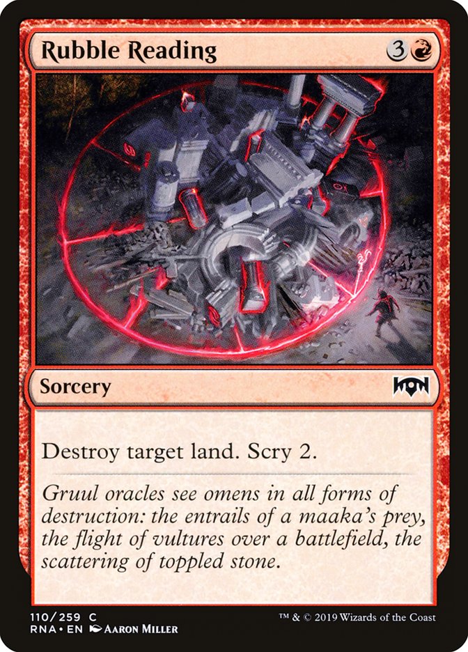 Rubble Reading [Ravnica Allegiance] | Gear Gaming Fayetteville