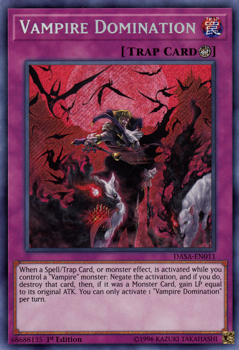 Vampire Domination [DASA-EN011] Secret Rare | Gear Gaming Fayetteville