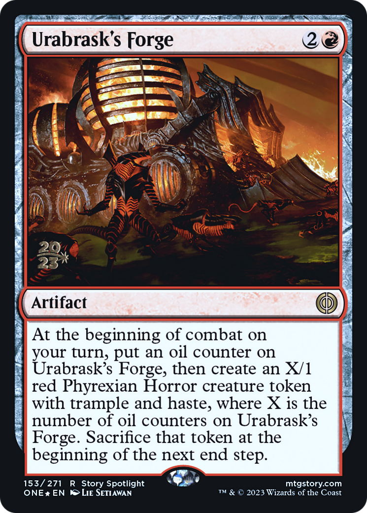 Urabrask's Forge [Phyrexia: All Will Be One Prerelease Promos] | Gear Gaming Fayetteville