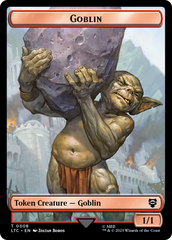 Goblin // Wraith Double-Sided Token [The Lord of the Rings: Tales of Middle-Earth Commander Tokens] | Gear Gaming Fayetteville