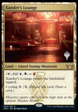 Xander's Lounge (Promo Pack) [Streets of New Capenna Promos] | Gear Gaming Fayetteville