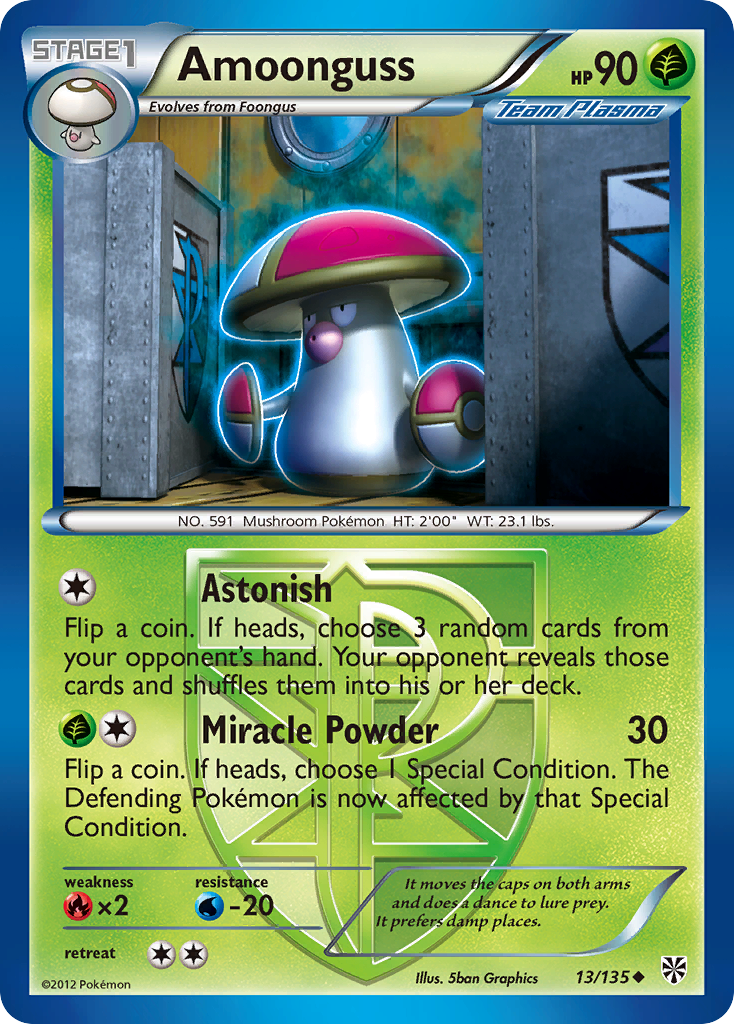 Amoonguss (13/135) [Black & White: Plasma Storm] | Gear Gaming Fayetteville