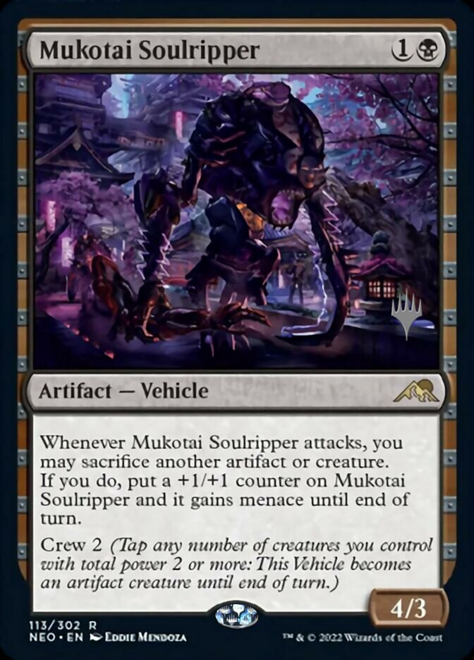 Mukotai Soulripper (Promo Pack) [Kamigawa: Neon Dynasty Promos] | Gear Gaming Fayetteville