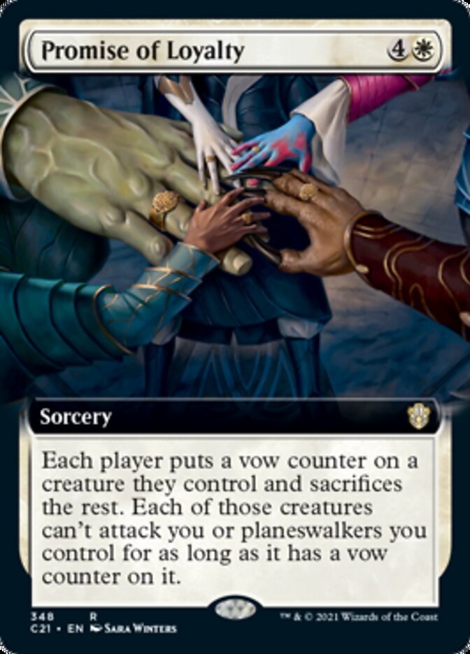 Promise of Loyalty (Extended Art) [Commander 2021] | Gear Gaming Fayetteville