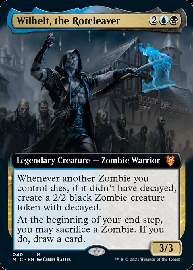 Wilhelt, the Rotcleaver (Extended Art) [Innistrad: Midnight Hunt Commander] | Gear Gaming Fayetteville