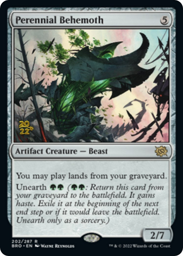 Perennial Behemoth [The Brothers' War Prerelease Promos] | Gear Gaming Fayetteville