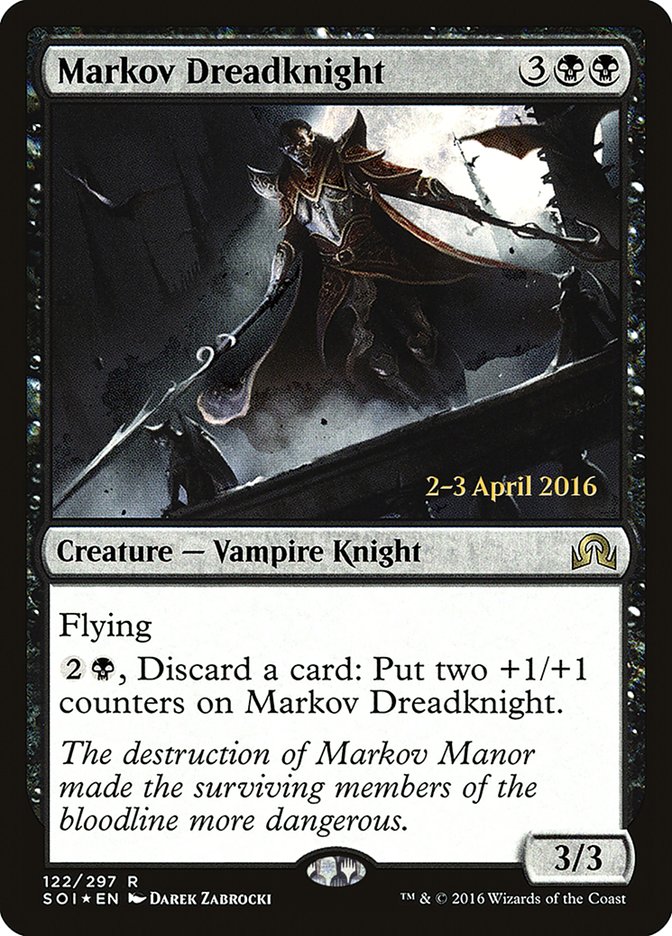 Markov Dreadknight [Shadows over Innistrad Prerelease Promos] | Gear Gaming Fayetteville