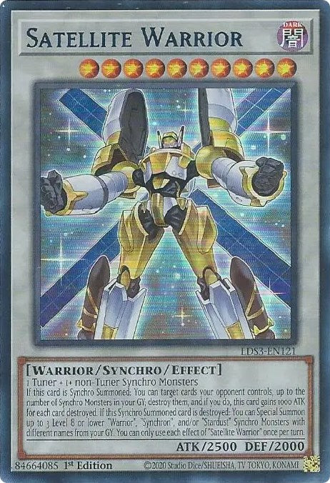 Satellite Warrior (Blue) [LDS3-EN121] Ultra Rare | Gear Gaming Fayetteville