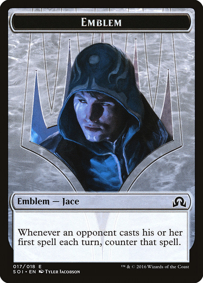 Jace, Unraveler of Secrets Emblem [Shadows over Innistrad Tokens] | Gear Gaming Fayetteville