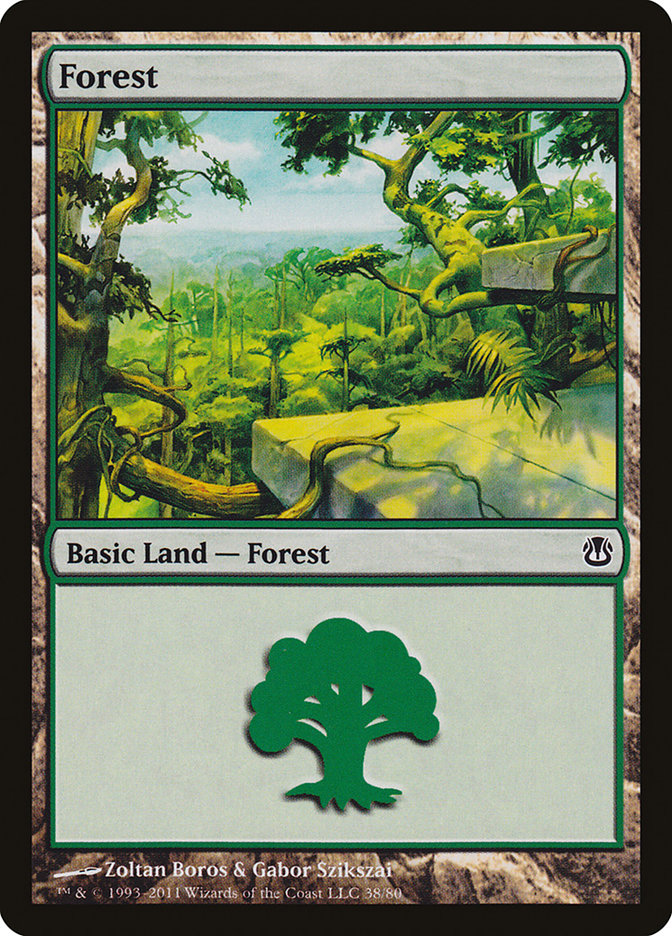 Forest (38) [Duel Decks: Ajani vs. Nicol Bolas] | Gear Gaming Fayetteville