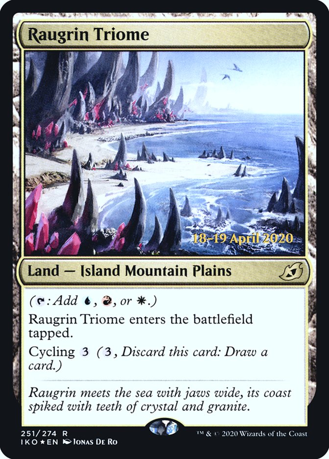 Raugrin Triome [Ikoria: Lair of Behemoths Prerelease Promos] | Gear Gaming Fayetteville